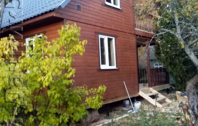 2 Каркасно-щитовой дом К-37 8×8, 112 м², Московская область, Чеховский район, Деревня Чепелёво (9)
